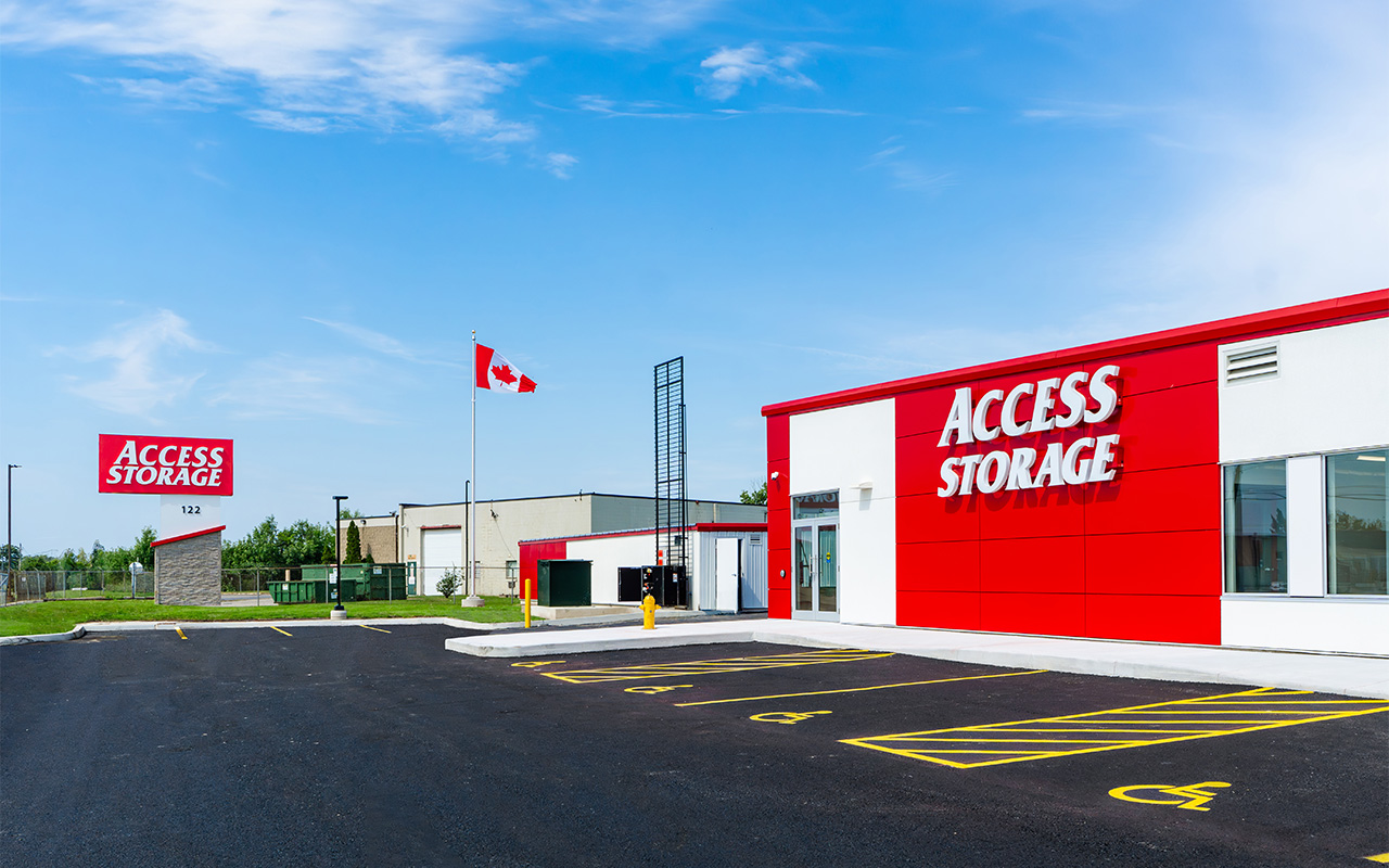 Modern self-storage facility developed by The Storage Loft